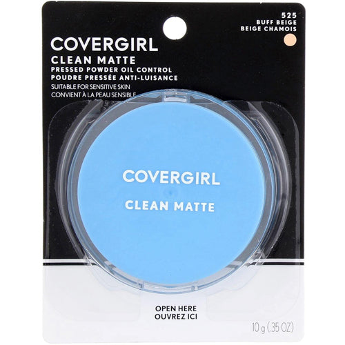 Covergirl Clean Matte Oil Control Pressed Powder - 525 Buff Beige