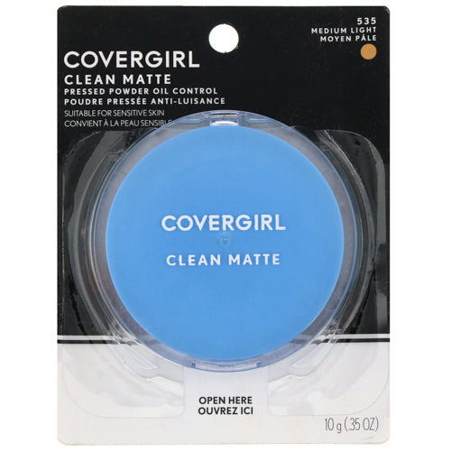 Covergirl Clean Matte Oil Control Pressed Powder - 535 Medium Light