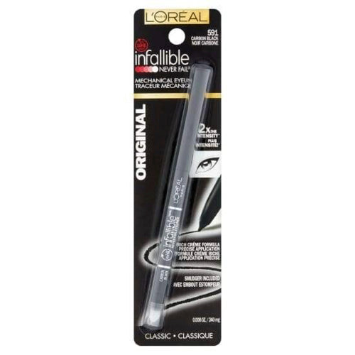 Loreal Infallible Never Fail Mechanical Eyeliner - 591 Carbon Black