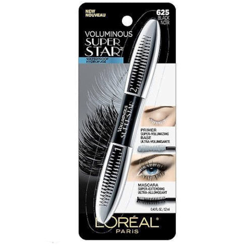 Loreal Voluminous Super Star Waterproof Mascara - 625 Black