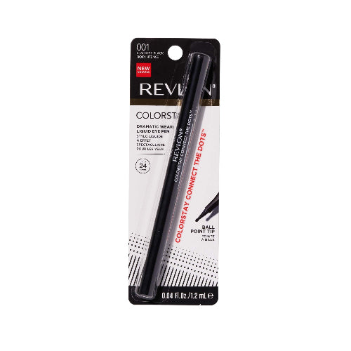 Revlon Colorstay Dramatic Wear Ball Point Tip Liquid Eyeliner 001 Blackest Black