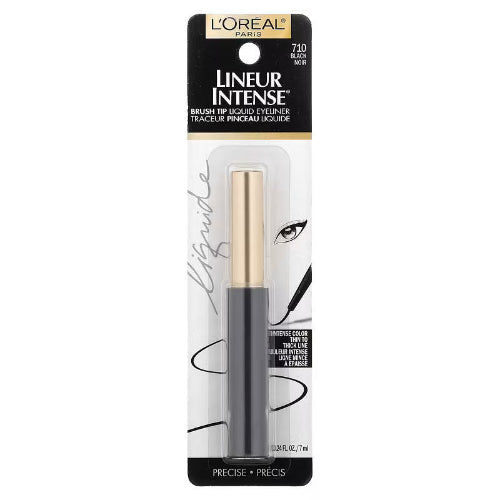 Loreal Lineur Intense Brush Tip Liquid Eyeliner - 710 Black