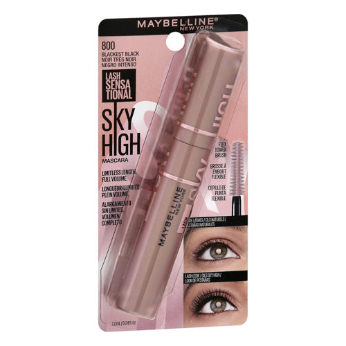 Maybelline Lash Sensational Sky High Mascara - 800 Blackest Black