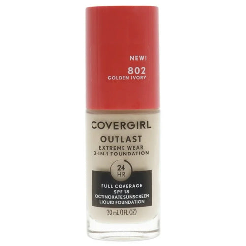 Covergirl Outlast Extreme Wear 24hr Foundation - 802 Golden Ivory