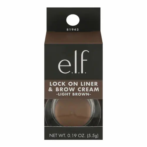 eLF e.l.f Lock On Liner & Brow Cream - 81942 Light Brown