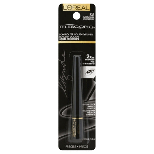 Loreal Telescopic Control Tip Liquid Eyeliner - 835 Carbon Black
