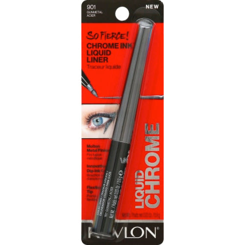 Revlon So Fierce Chrome Ink Liquid Eyeliner - 901 Gunmetal