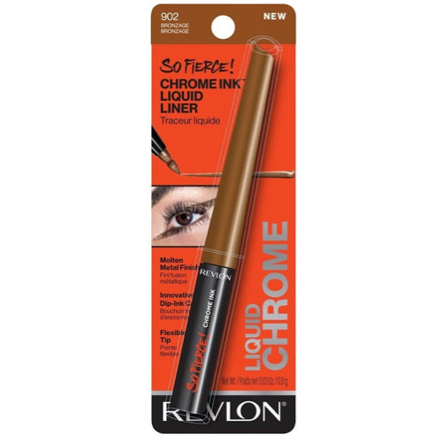 Revlon So Fierce Chrome Ink Liquid Eyeliner - 902 Bronzage