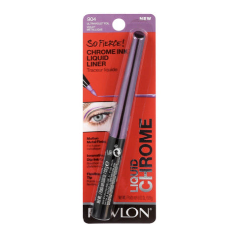 Revlon So Fierce Chrome Ink Liquid Eyeliner - 904 Ultraviolet Foil