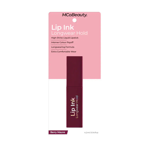 MCoBeauty Lip Ink Longwear Hold High Shine Liquid Lipstick - Berry Mauve