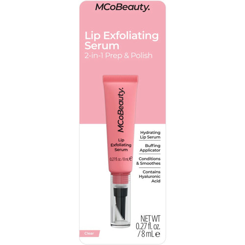 MCoBeauty Lip Exfoliating Serum 2 in 1 Prep & Polish - Clear