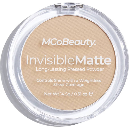 MCoBeauty Invisible Matte Long Lasting Pressed Powder - Nude Beige