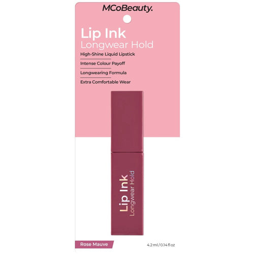 MCoBeauty Lip Ink Longwear Hold High Shine Liquid Lipstick - Rose Mauve