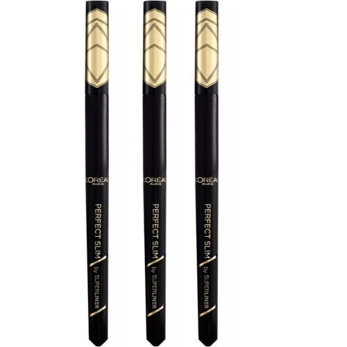Loreal Perfect Slim By Superliner 24h Eyeliner - 01 Intense Black X 3