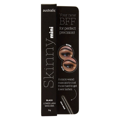 Australis Skinny Mini Lower Lash Mascara - Black
